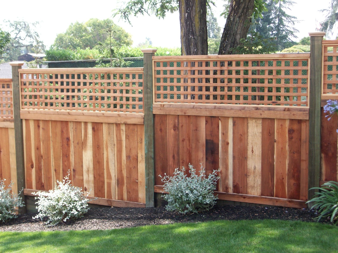 diagonal lattice fencing