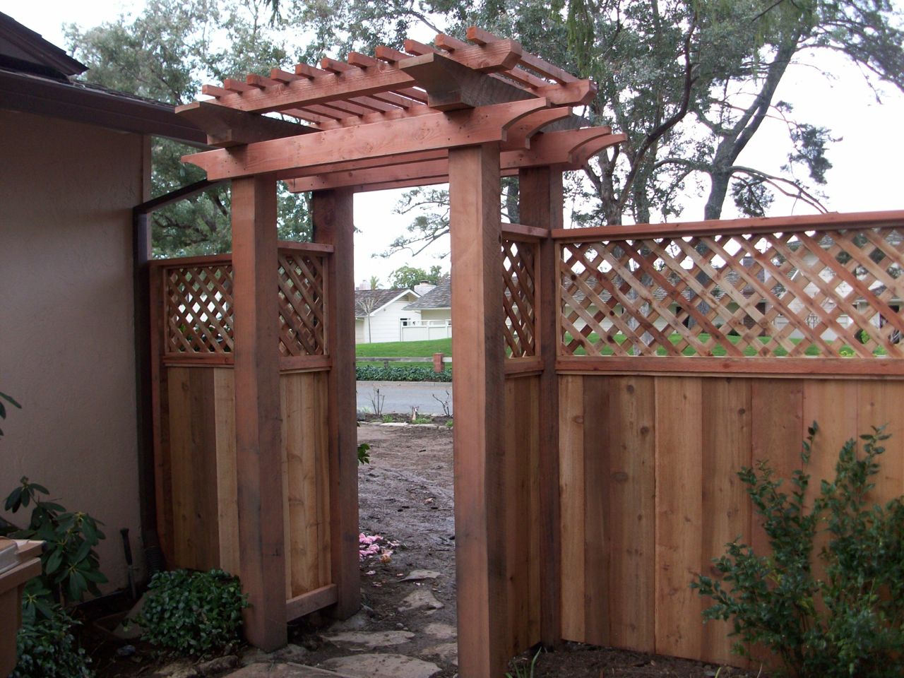 wood arbors « arbor fence inc a diamond certified company